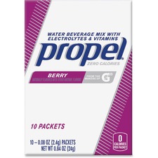 Pepsico QKR 01087 Propel Water Beverage Mix Packets With Electrolytes 