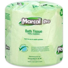 Marcal MRC 5001 Marcal Pro 100% Recycled Bathroom Tissue - 2 Ply - 4 X