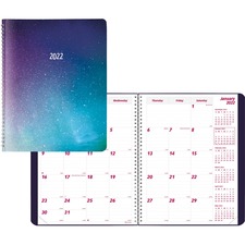 Dominion RED CB1262G02 Brownline Planner - Monthly - 1.2 Year - Decemb