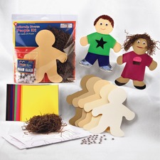 Hygloss HYX 68279 Hygloss People Kit - Classroom, Home, Craft Project 