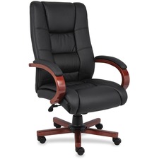 Norstar BOP B8991C Boss Caressoftplus High-back Executive Chair - Blac