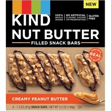 Kind KND 27752 Kind Nut Butter Snack Bars - Gluten-free, Trans Fat Fre