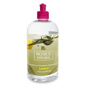 Roses 744790578928 Natural Dish Soap - Lemon 18oz