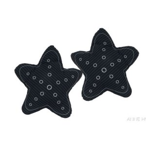 Old AB904 Anne Home - Set Of 2 Blue-shaped Star Pillows