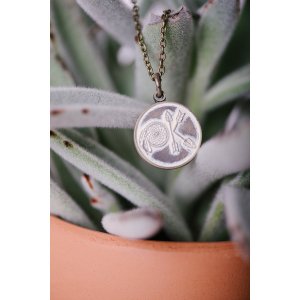 Gleeful RT-OKLAHOMA-VANI-18 Oklahoma State Token Necklace- Vanilla (18