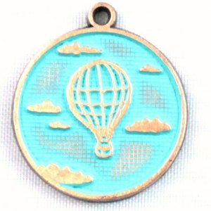 Gleeful RT-ADVENTU-TURQ-CHA Adventure Token Charm Only