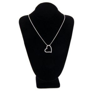 The 290-CHN Crystal Heart Necklace