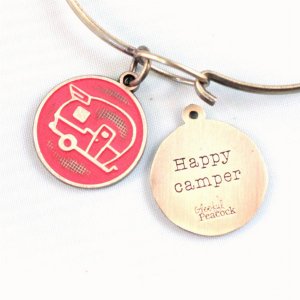 Gleeful RT-HAPPY-CHER-CHA Happy Camper Token Charm Only