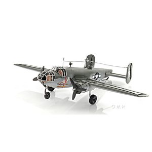 Old AJ052 B-25 Mitchell Bomber Model Twin-engine Aircraft