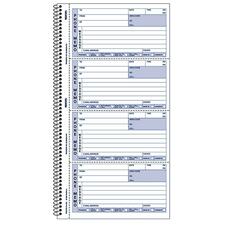 Dominion RED 50076 Rediform Memo Style Phone Message Book - 400 Sheet(