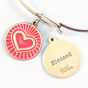 Gleeful RT-BLESSED-CHER-BRA Blessed Token Charm Bracelet  Charm