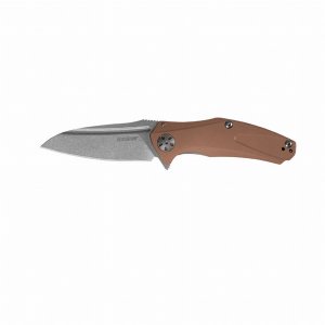 Sportsmans 4016155 Kershaw Natrix Folder 2.75in Stonewash Plain Copper