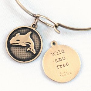 Gleeful RT-WILD-CHAR-BRA Wild  Free Token Charm Bracelet  Charm