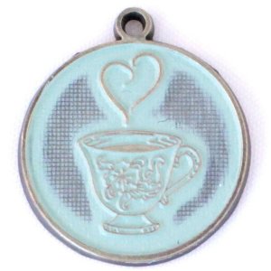 Gleeful RT-RUNNETH-SEA-NEC Runneth Over Token Charm  Necklace (18 Inch