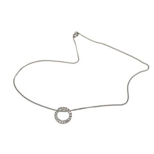 The 290-CZCN Cubic Zirconia Circle Necklace