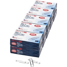 Officemate OIC 99912 Oic No. 1 Nonskid Paper Clips - Standard - Non-sk