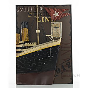 Old AJ044 3d Titanic Painting Dcor