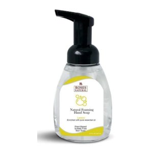 Roses 744790579000 Natural Foaming Hand Soap - Lemon 8.50oz