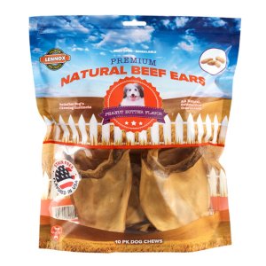 Lennox 99816 Peanut Butter Beef Ears (9oz)