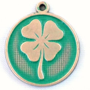 Gleeful RT-LUCKY-JADE-NEC Luck Token Charm  Necklace