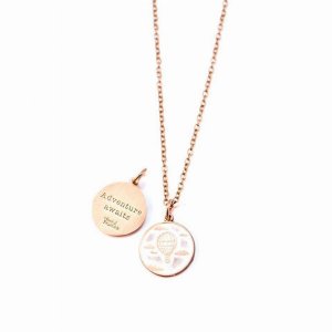 Gleeful RT-ADVENTU-VANI-NEC Adventure Token Charm  Necklace