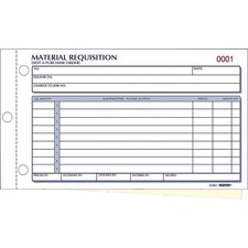 Dominion RED 1L114 Rediform Material Requisition Purchasing Forms - 50