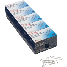 Officemate OIC 99914 Oic Giant Paper Clips - Giant - 1000  Pack - Silv