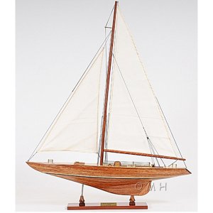 Old Y155 Columbia Large-scaled Model Yacht