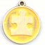 Gleeful RT-EVERYON-SUNF-NEC Everyone Belongs Token Charm  Necklace