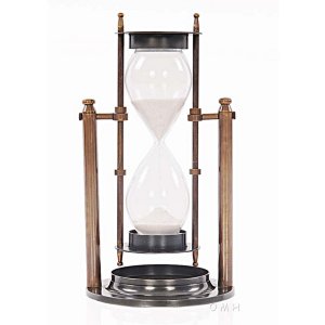 Old AK026 Brass Revolving Hourglass