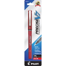 Pilot PIL 35342 Precise V7 Fine Premium Capped Rolling Ball Pens - Fin