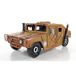 Old AJ058 Four-wheel Drive Military Humvee Model Vehicle