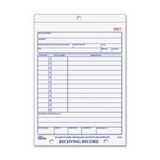 Dominion RED 2L260 Rediform Carbonless Receiving Record Slip Book - 50