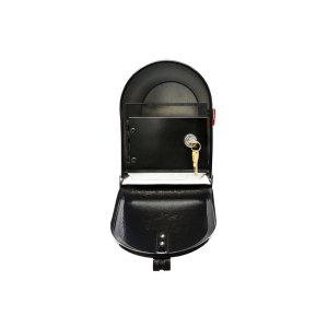 Qualarc E1-MLBX-LKIT-BLK E1 Economy Mailbox With Locking Insert