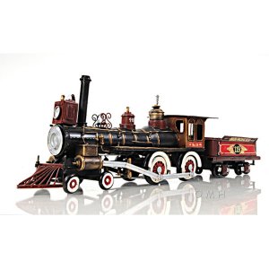 Old AJ010 No. 119 4-4-0 Steam Locomotive Model Of Union Pacific- 1:24 