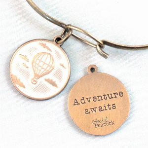 Gleeful RT-ADVENTU-VANI-BRA Adventure Token Charm Bracelet  Charm