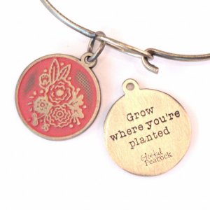 Gleeful RT-GROW-TERR-BRA Grow Token Charm Bracelet  Charm