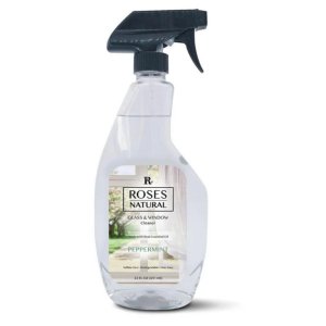 Roses 744790579178 Glass  Window Cleaner - Peppermint 22oz