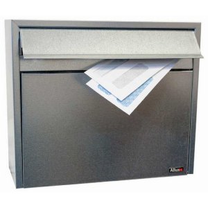 Qualarc ALX-LT150-GAL Allux Series Lt150 Wall Mount Mailbox In Galvani