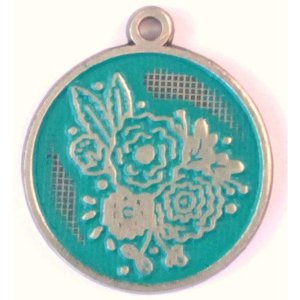 Gleeful RT-GROW-TEAL-BRA Grow Token Charm Bracelet  Charm