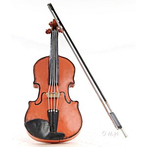 Old AJ031 Orange Vintage Violin Model- 1:2 Scale