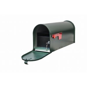 Qualarc E1-MLBX-LKIT-GRN E1 Economy Mailbox With Locking Insert