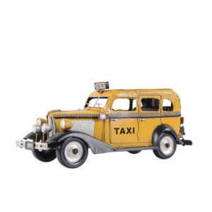 Old AJ079 1933 Checker Model T Taxi Model Cab