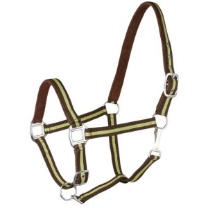 Choice 5-423750 Gatsby 2-tone Suede Padded Nylon Halter