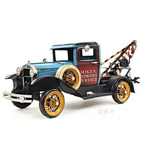 Old AJ028 1931 Ford Model A Tow Truck Model- 1:12 Scale