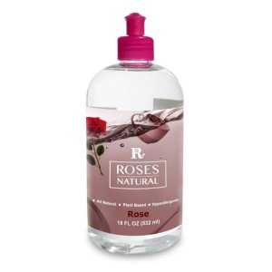 Roses 744790578874 Natural Dish Soap - Rose 18oz