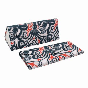 Real 8578 Animal Magnetic Folding  Leather Hard Glasses Case - Octos