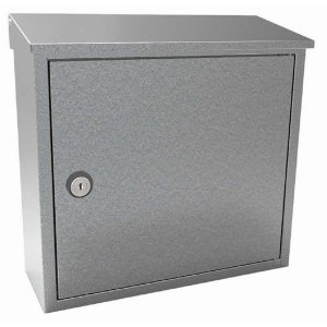 Qualarc ALX-400-GAL Allux 400 Top Loading Wall Mount Locking Mailbox I