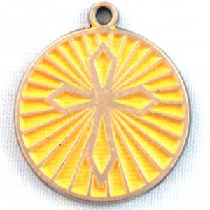 Gleeful RT-FAITH-SUNF-NEC Faith Token Charm  Necklace