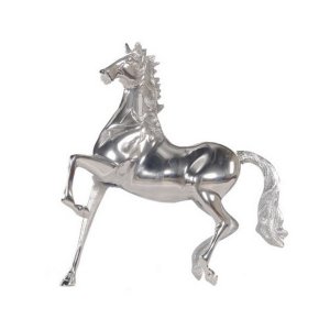 Old AK042 Solid Aluminum Horse Statue